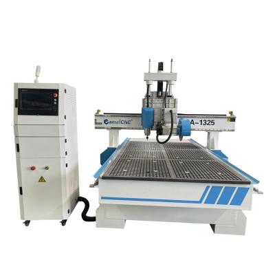 China Hotels CA-1325 1530 CNC Router 4 Axis Machine Wood Carving Buffet Making Machinery With Saw Cutting for sale