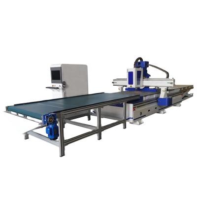 China CA-1325 CA-1530 MDF ACRYLIC WOOD ALUMINUM ATC Automatic Loading And Unloading Multi Nesting CNC Router Head CNC Cutting Machine For Sideboard for sale