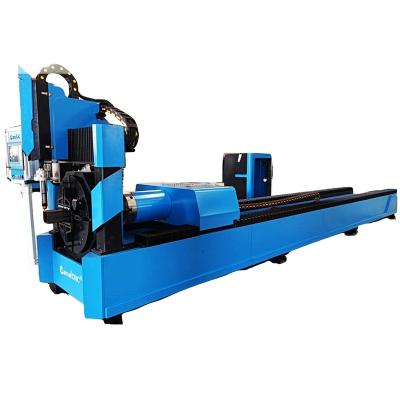 China Hotels Plasma Cutting Machine Round Pipe Square Tube Cutting CNC Plasma Cutter For Metal for sale