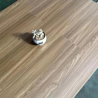 China Modern Factory direct reinforced laminate floor 10mm waterproof seal wax wholesale gray log color locking laminate floor for sale