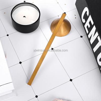 China Multi-Purpose Cutting Top selling custom logo stainless steel gold candle snuffers long candle snuffer for sale