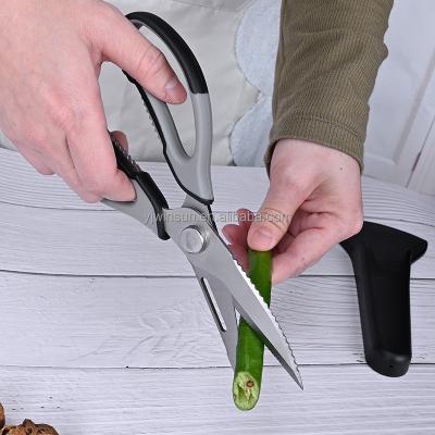 China Multi Purpose Scissors For Vegetable Meat Barbecue Factory Price Poultry Stainless Steel Multifunctional Detachable Kitchen Shears Kitchen Scissors for sale