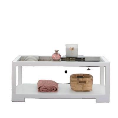 China Modern coffee table with glass row one for living room 2021 new design for sale