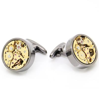 China Watch Cufflinks Fashion Men's Aigner Cufflinks Watch Cufflinks for sale