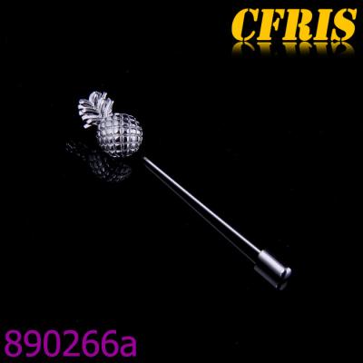 China Europe Hot Popular Custom Pineapple Long Shape Needle Lapel Pin for sale