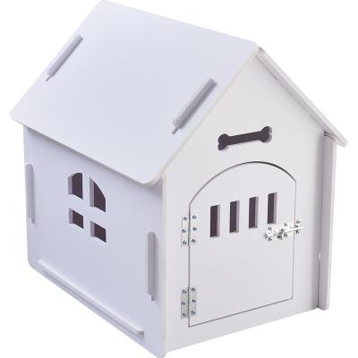 China Removable Breathable And Easy To Assemble Wooden Dog Kennel Pet Cat House for sale