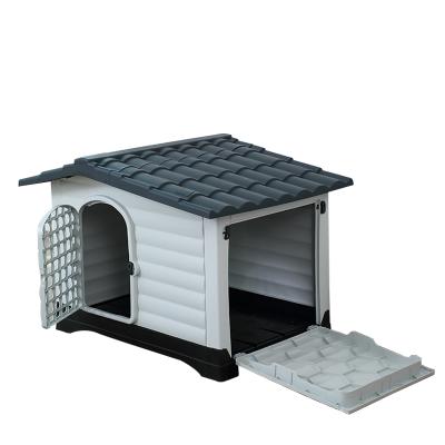 China Outdoor Breathable Foldable Washable Plastic Dog House for Small or Large Dog Sleep Bed Room House for sale