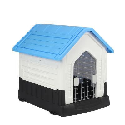 China Breathable Large Dog House Outdoor Plastic Kennel Dog Plastic House for sale