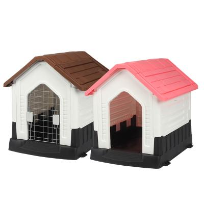 China Wholesale Breathable Outdoor Plastic Folding Dog House Dog Kennel for sale