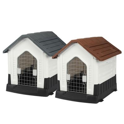 China Breathable Plastic Kennel With Waterproof And Removable Toilet Kennel Outdoor Pet Room For Indoor And Outdoor Rooms 1pcs Solid Carton for sale