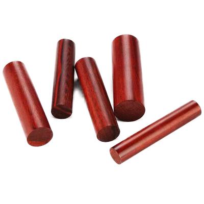 China House. Office. School. Wholesale red sandalwood cylinder seal raw materials for Japanese name badge for sale