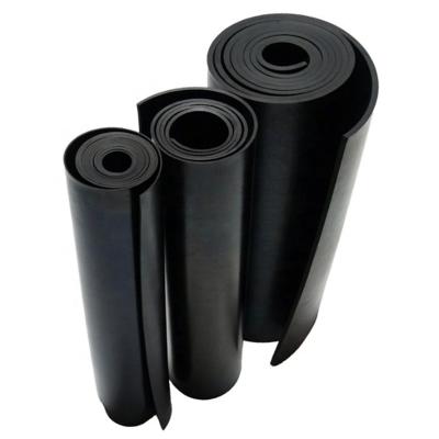 China Wholesale Industrial Anti-Slip Black Color Neoprene Sbr Fkm Nbr Epdm Silicone Rubber Shock Absorbing Sheet for sale