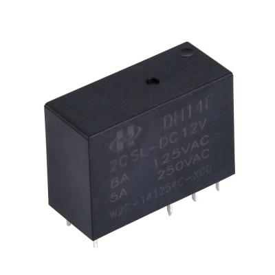 China Power 20A Sealed Relay 14F for Industrial Relay 5V 12V 24V 48V 1 Since C PCB 6 Pin 8 Pin Control Relay Industrial Form A for sale