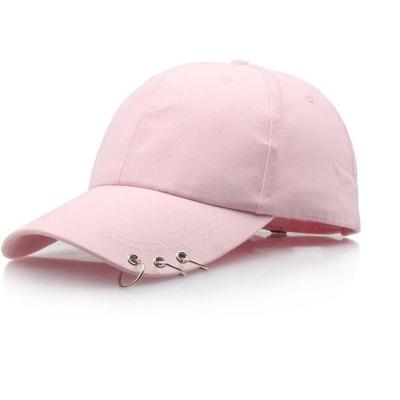 China New Fashion Women Ring Baseball Cap Men Women Snapback Hat Black Hip Hop Dancing JOINT Show White Hats Male Hat for sale