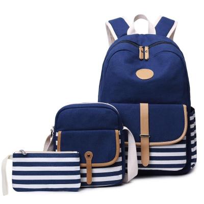 China Cute Anti-theft College Shoulder Rucksack School Bag Laptop Canvas Daypack Casual Travel Bags For Women for sale