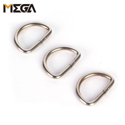 China Bag Accessories Sliver Alloy Material D-Rings Adjustable Belt Buckle D-Clip D-Clip. .etc for sale