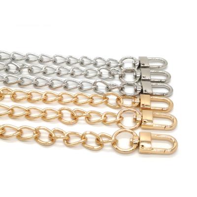 China Garment\Jeans\DIY\Bags\Overlay Fashion Wholesale High Quality Metal Gold Plated Decoration Custom Iron Bag Link Chains Sale Chain For Bag for sale