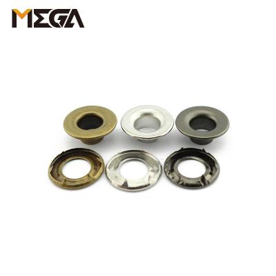 China Customized Hot Sale Nickel Free Colorful Brass Metal For DIY Bag Scrapbook Garment Shoe Gold Eyelet Eyelet Button Metal Grommets for sale