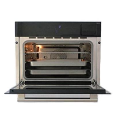 China 58L Volume Household Touch Switch Built-in Oven With Steaming For Kitchen With Tempered Glass Front Panel for sale