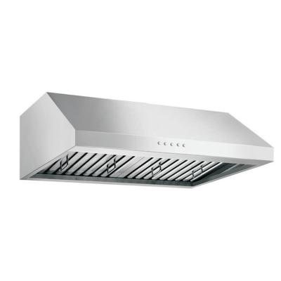 China Best Selling Stainless Steel Super Slim Commercial Chain Hood With Electronic Button Panel for sale