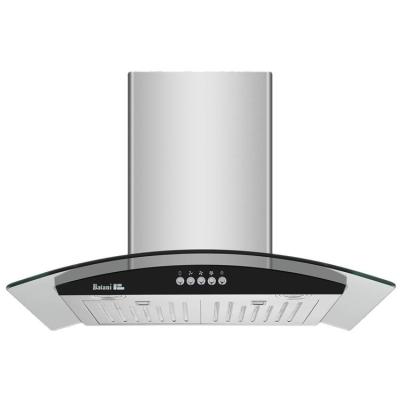 China 2020 New Household Model Good Quality Kitchen Appliances 430 Stainless Steel European Top Cooker Hood With Smoker Sensoer for sale