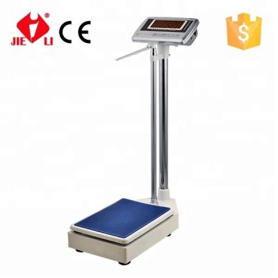 China 200KG height and weight electronic measuring scale 27*37cm with non-slip rubber mat for sale