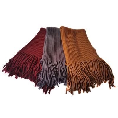 China European American Wrap Knitting With Tassels Shawls Universal Scarves For Ladies Women Daily for sale