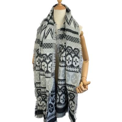 China Newest Design Unique Scarf Winter Warm Woven With Lurex Scarf For Fashion Life And Warm Comfortable for sale