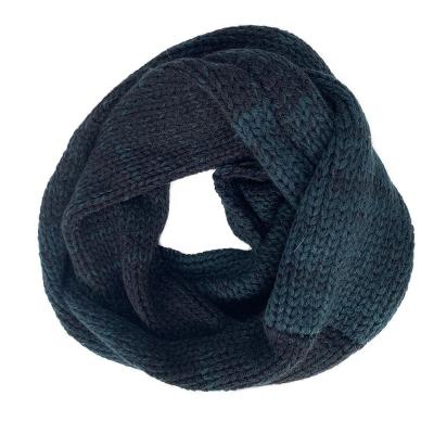 China Newest Snood Mixed Color Custom Knit Winter Infinity Acrylic Snood Neck Warmers For Men for sale