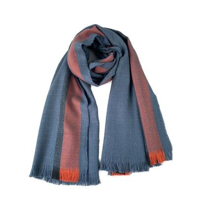 China Newest Scarf Factory Wholesale 2021 New Autumn And Winter Cashmere Feel Tassel Men's Scarf for sale