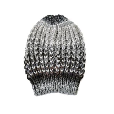 China Wholesale COMMON Hats Fluffy Comfortable Female Knitted Beanie Hat For Winter Yarn Dye Space Adults Common Image for sale