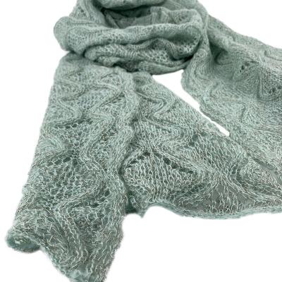 China Newest Scarf Factory Direct Sales Knitted Scarf Women Designer Soft Warm Winter Scarf With Light Weight for sale