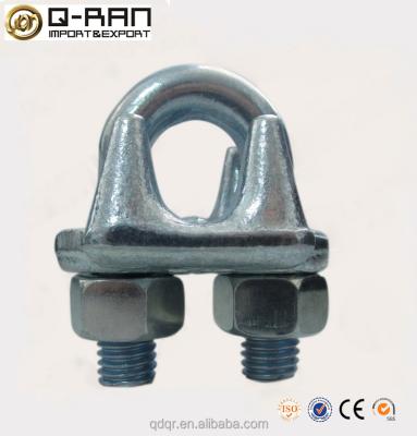 China Heavy Duty Drop Forged Galvanized Iron Wire Clip Adjustable Wire Rope Sling for sale