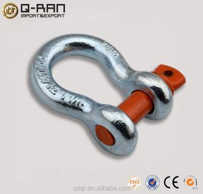 China Anchor Screw Pin Bow Shackle USA Lifting Safety Pin Shackle Lifting Type for sale