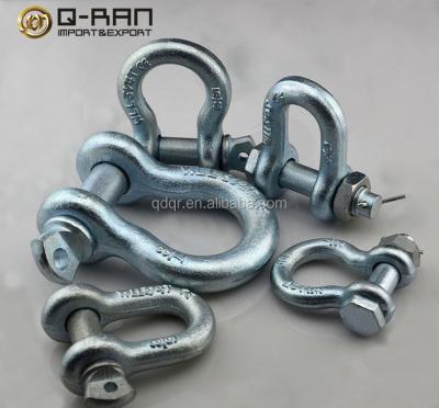 China Carbon Steel Shackle / Drop Forged Carbon Steel Shackle for sale