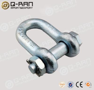 China Carbon Steel Adjustable Shackle With Clevis Pin / Drop Forged Adjustable Shackle With Clevis Pin for sale