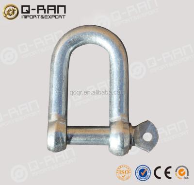 China Marine Hardware Free Forged European Wll0.1t-Wll25t Carbon Steel Shackle for sale