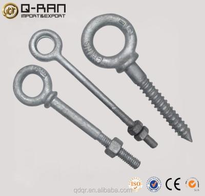 China Liffting Customized Shoulder Eye Bolt With Wing Nut /Long Leg Eye Bolt for sale