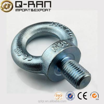 China Rigging Factory C15 Galvanized Thread Din580 Eye Bolt , Eyelet Bolts for sale