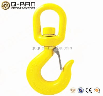 China Carbon Steel Swivel Cargo Hook / Drop Forged 322 Swivel Cargo Hook for sale