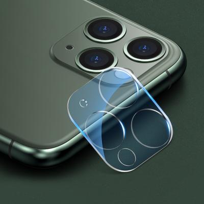 China Anti-fingerprint for iphone 13 max pro 3D transparent big arc phone lens protector for iphone 11 pro max for sale