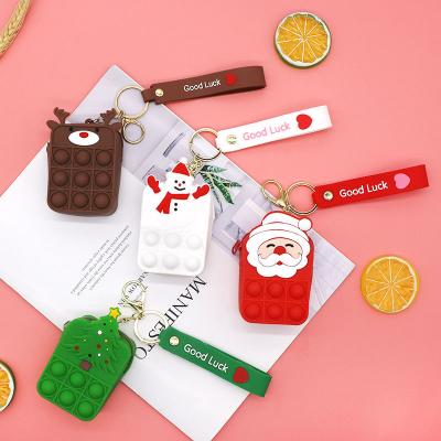 China Anti-falling Christmas Rat Exterminator Zero Wallet Earphone Bags For Keychain/Chain for sale