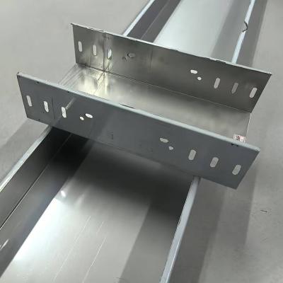 China Stainless Steel Chromium Trough Type Cable Tray Channel 1.2mm-2.5mm Thickness For Versatile Industrial for sale