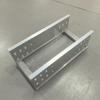 China Anodizing Aluminum Cable Tray Wall Mounted Or Floor Mounted For Easy Installation for sale