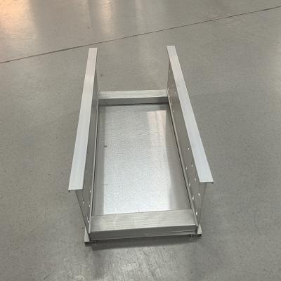 China Anodizing Aluminum Cable Tray Medium Duty Width 100mm-1000mm For Indoor Outdoor for sale