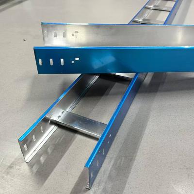 China Electrical Wiring Metal Wall Mounted Cable Tray 100mm High Durability Galvanized Finish for sale