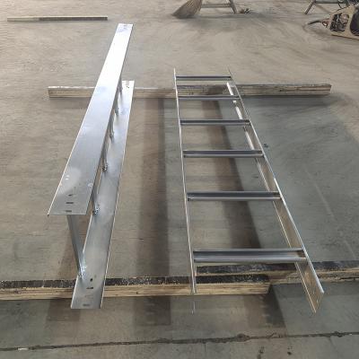 China Fire Resistance Ladder Type Cable Tray Wall Mounted Cable Tray With Galvanized Finish And Solution for sale