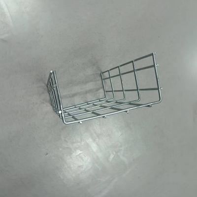 China Wall Or Ceiling Mounted Wire Mesh Cable Tray Galvanized Finish And Fire Protection Material for sale