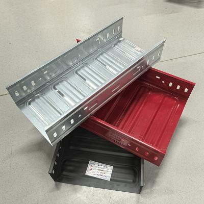 China 50mm Galvanised Cable Tray Fire Resistance UL94 V-0 And Accessories Covers For Easy Installation for sale