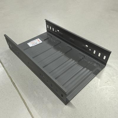 China Wall Mounting Or Hanging Cable Tray Industrial Metal Cable Trough 100mm - 1000mm for sale